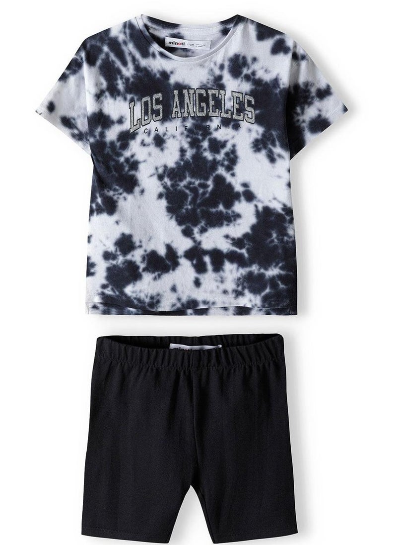 MINOTI Boys' T-Shirt & Shorts Set - Soft Fabric And Elastic Waist  - Image 1