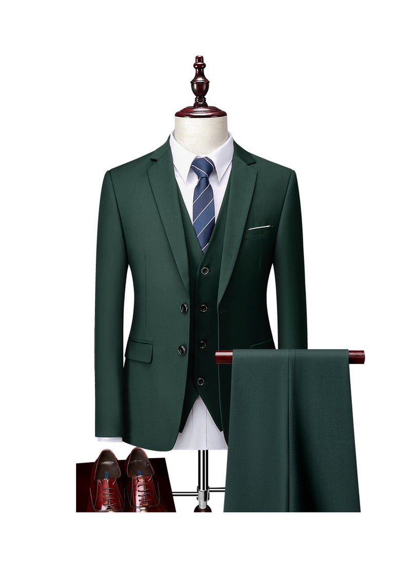 Shougu New Slim Fit Suit Set With Three Pieces - Image 1