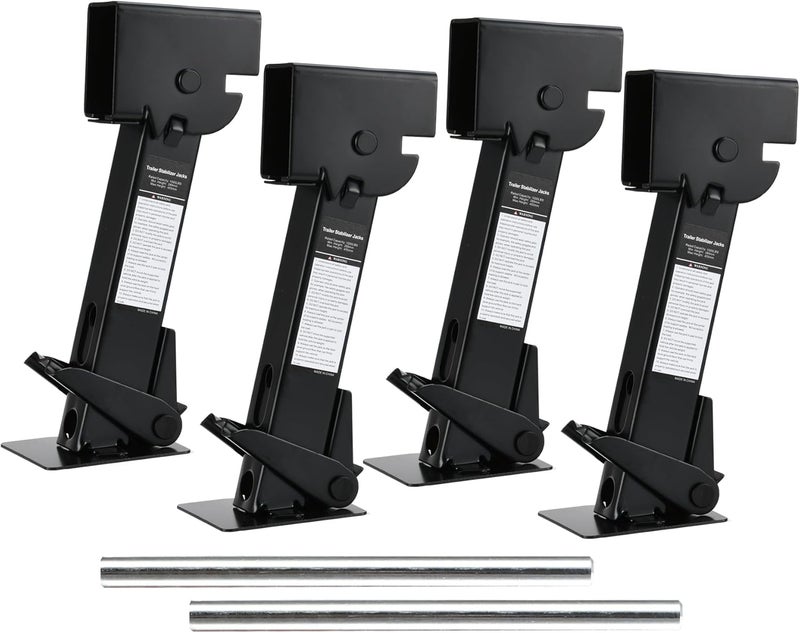 LUSHIH Set of 4 Trailer Stabilizer Jacks - Image 1