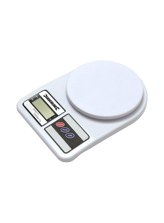 Silverline Digital Scales White 0.25x0.05x0.19meter - Image 1