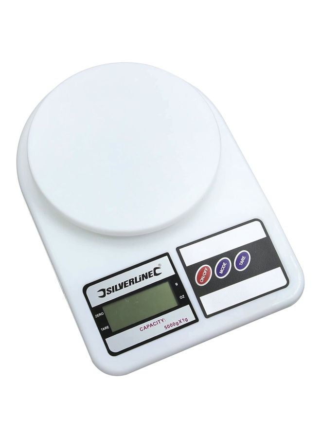 Silverline Digital Scales White 0.25x0.05x0.19meter - Image 2