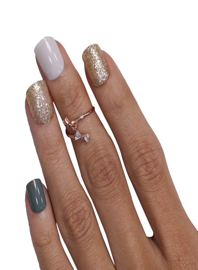 Beromt Prress On Nails Set Of Full Fake Nails For Bridal And Party False Nails - BFN702BPN - Image 2