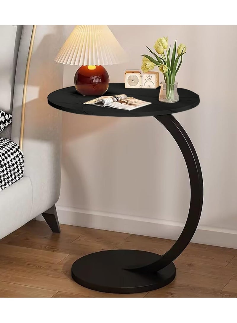 DubaiGallery Multifunctional Side Table, Modern End Table for Home Office, Small Accent Table for Living Room Decor Bedroom Farmhouse, Couch Nightstand Easy Assembly - Image 1