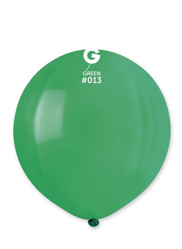 Gemar 19" Standard Green Latex Balloon 10Ct - Image 1