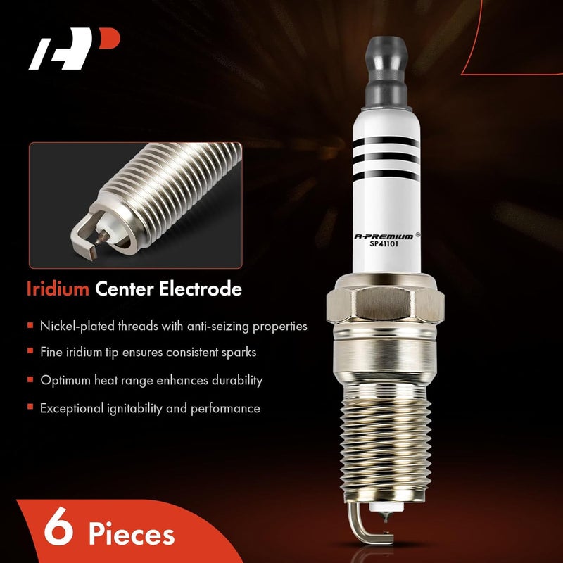 Iridium  Platinum Spark Plug Set of 6 - Image 3