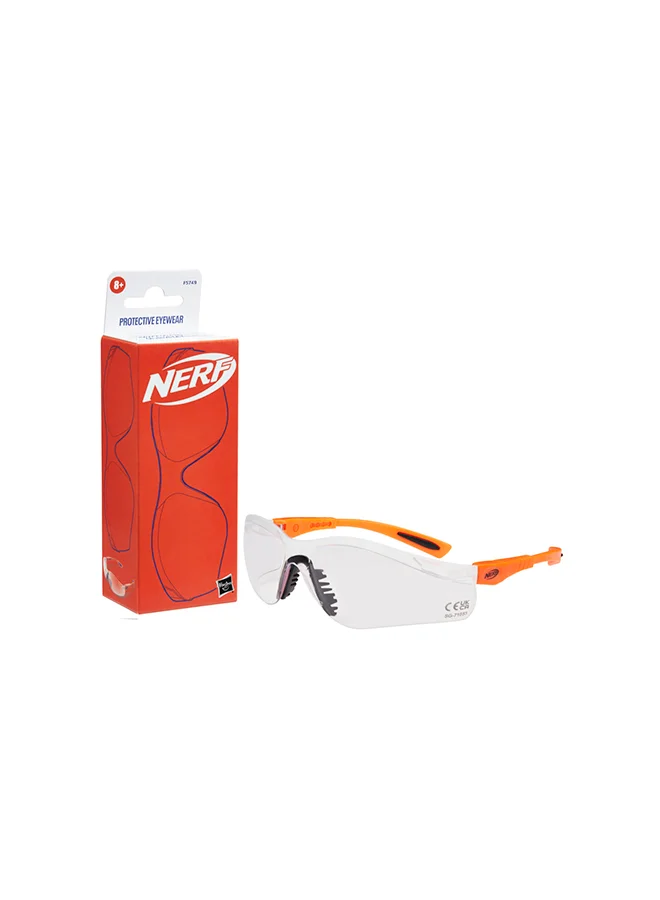 NERF Protective Eyewear Arms Adjust 2 Ways, Official Gear For Battles And Games, Size Fits Most Includes 1 Eyewear