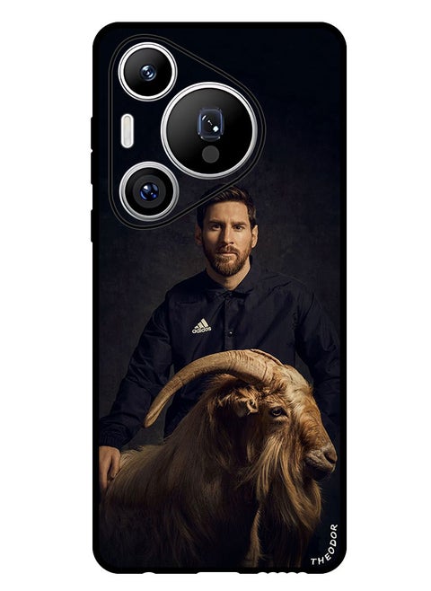 Protective Case Anti Scratch Shock Proof Bumper Cover For Huawei Pura 70 Pro Plus Messi Goat