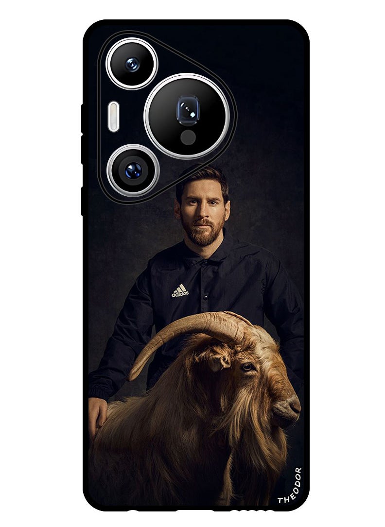 Protective Case Anti Scratch Shock Proof Bumper Cover For Huawei Pura 70 Pro Plus Messi Goat