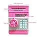 Totola Piggy Bank Electronic Mini ATM for Kids Baby Toy Safe Coin Banks Money Saving Box Password Code Lock for ChildrenBoys Girls Best GiftDeep Pink - Image 4