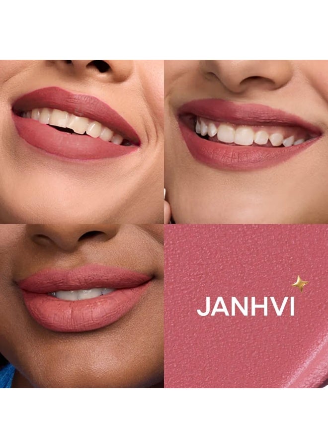 نيكا أحمر شفاه مطفي يدوم طويلاً ولا يترك آثاراً (3.5 جم) (Janhvi) - Image 3
