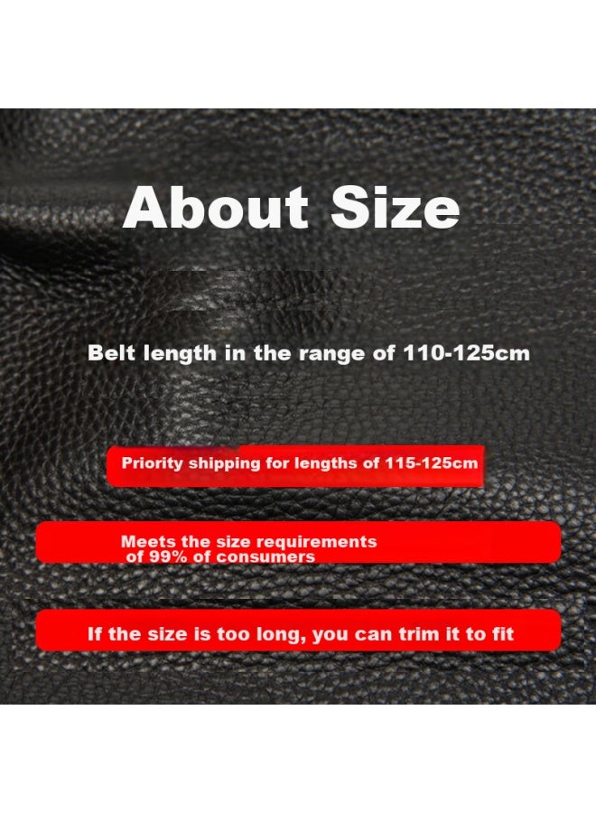 Scarecrow Men's Genuine Top-layer Leather Belt, Wallet Belt, High-end Gift Box, Qixi Valentine's Day Gift For Boyfriend - Image 2