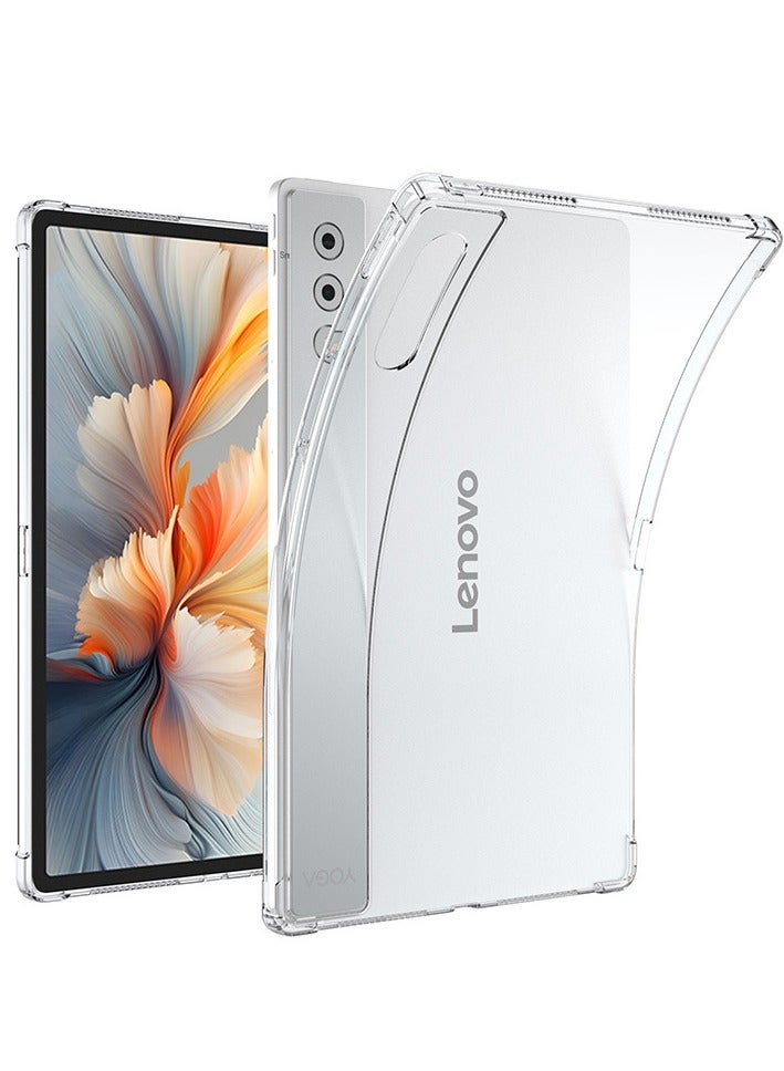 اسم المحتوى ناريلا غطاء لوحي لينوفو يوغا باد برو 12.7، غطاء خلفي من TPU الناعم، غطاء رفيع، حماية بوسائد هوائية، متوافق مع لوحي لينوفو يوغا باد برو. - Image 1