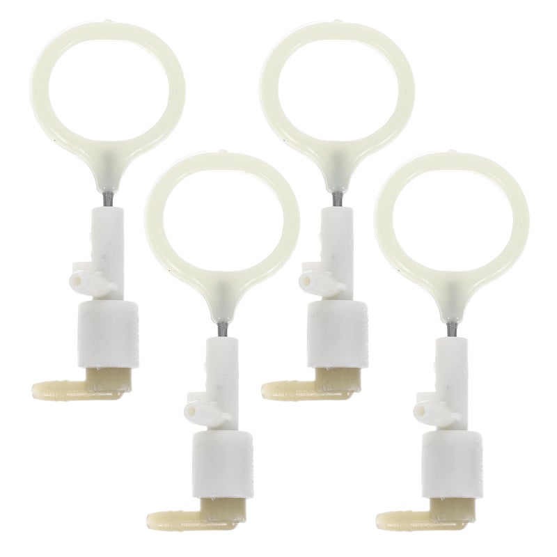 4Pcs White Chainsaw Oil Pump Replacement Part for Handheld Electric Saw Efficient Lubrication - Image 1