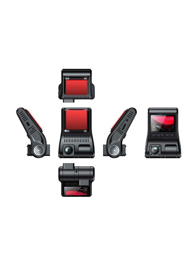 Generic - Driving recorder HD night vision front and rear three-record hidden car DVR three-lens 2-inch recorder - Image 1