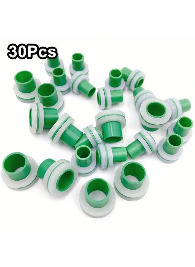 30 Pcs Leak Proof Red Plastic Gaskets No Drip Washers For Bathroom Kitchen Sink Valves Easy Install No Tape Needed Durable Household Water Pipe Accessories - Image 3