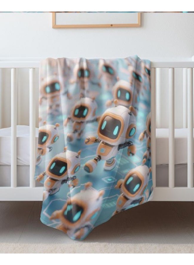 general Children's or student cartoon flannel thin blanket (warm and comfortable, suitable for sleep, games) 100cm*150cm - Image 4