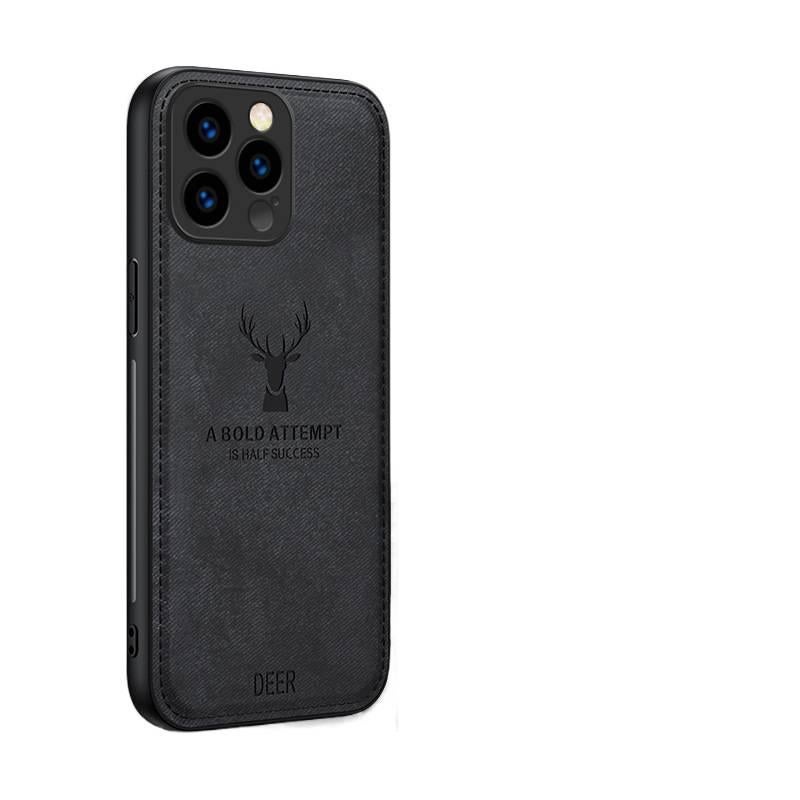 Drop Protection iPhone 16 Plus Leather Texture for iPhone 16 16 Plus 16 Pro 16 Pro Max with Elk Plaid Texture and Full Coverage in Coffee - Image 2