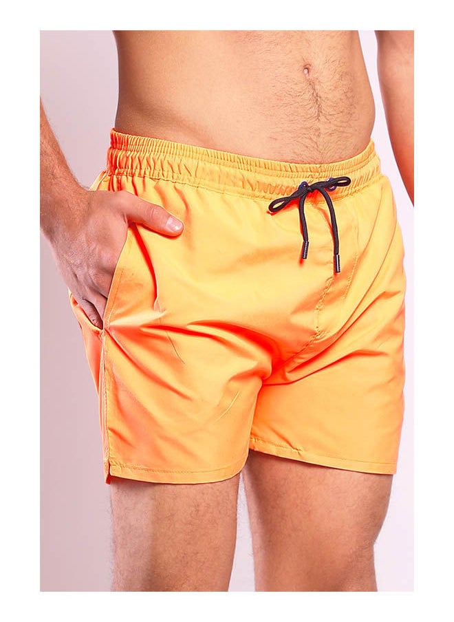 WHITE RABBIT Plain Basic Mid-Rise Swim Shorts  - Image 2
