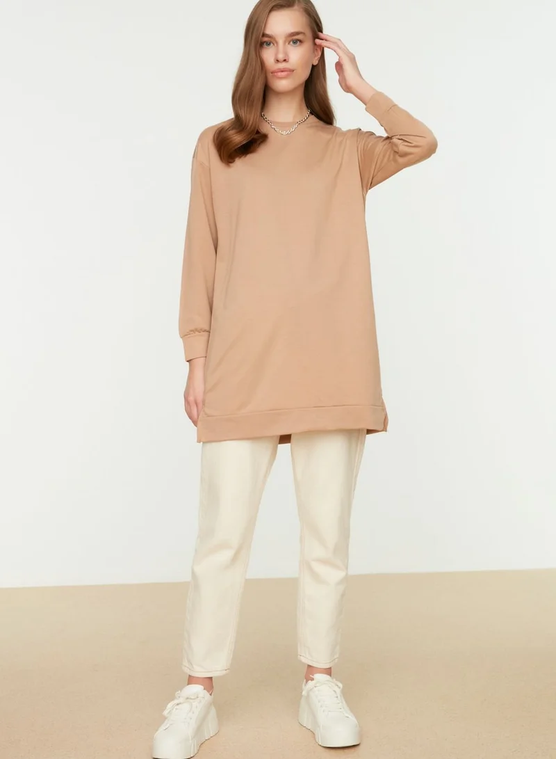 trendyol Crew Neck Knitted Sweatshirt