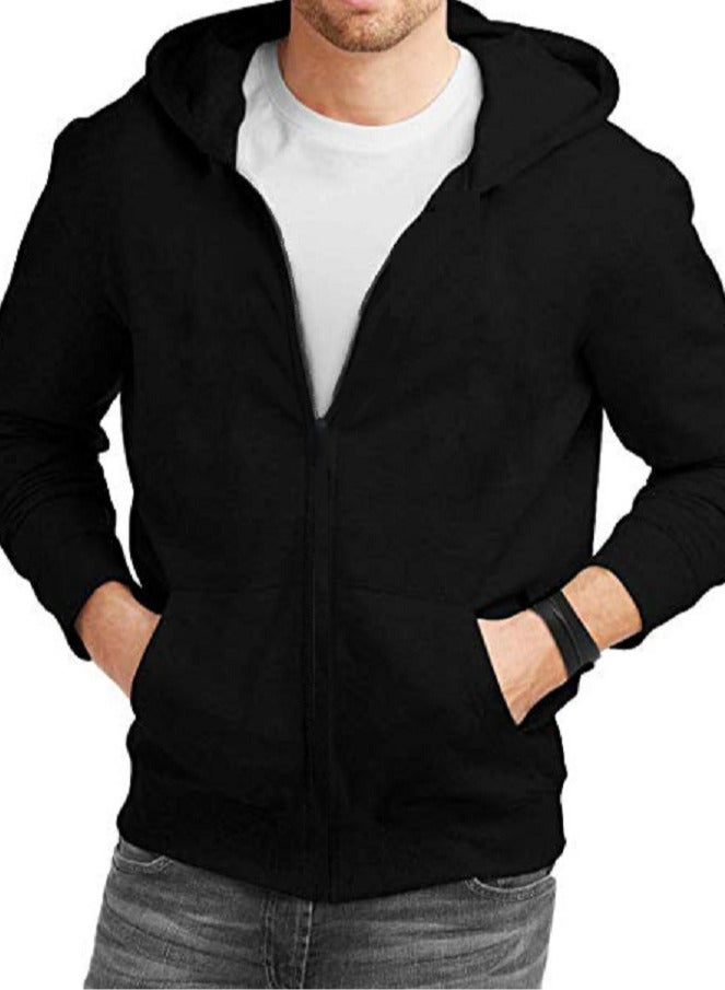 general Casual Zipped Hooded Sweatshirt - Image 1