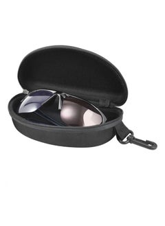 Generic Portable Sunglasses Eyeglasses Case Zipper Hard Shell Box With Clip  - Image 2