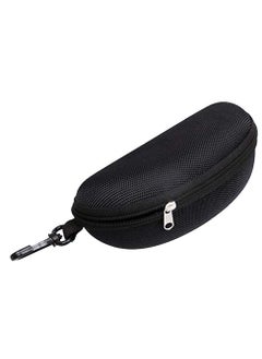 Generic Portable Sunglasses Eyeglasses Case Zipper Hard Shell Box With Clip  - Image 1
