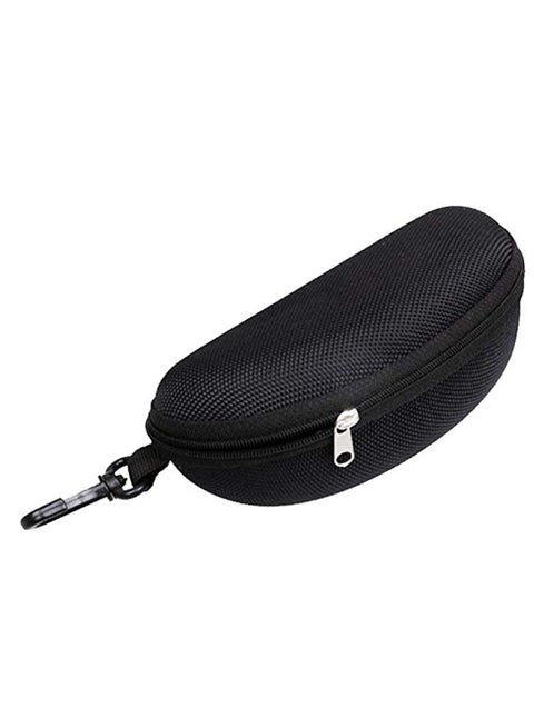 حقيبة نظارات شمسية محمولة للنظارات الشمسية مزودة بسحاب مع مشبك