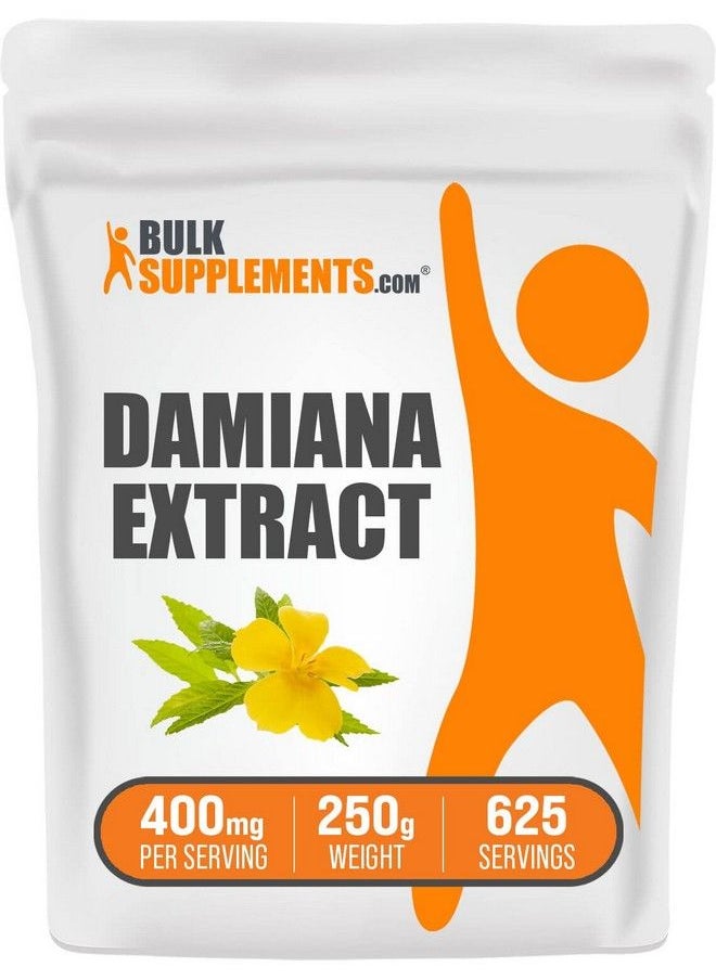BULKSUPPLEMENTS.COM - Damiana Extract Powder Damiana Leaf Extract Damiana Powder Damiana Herb Herbal Supplement 400Mg Of Damiana Leaf Extract Per Serving (250 Grams 8.8 Oz) - Image 1