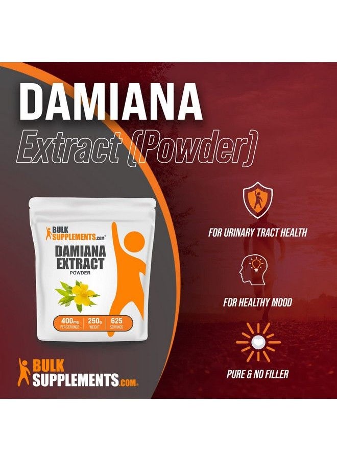 BULKSUPPLEMENTS.COM - Damiana Extract Powder Damiana Leaf Extract Damiana Powder Damiana Herb Herbal Supplement 400Mg Of Damiana Leaf Extract Per Serving (250 Grams 8.8 Oz) - Image 1