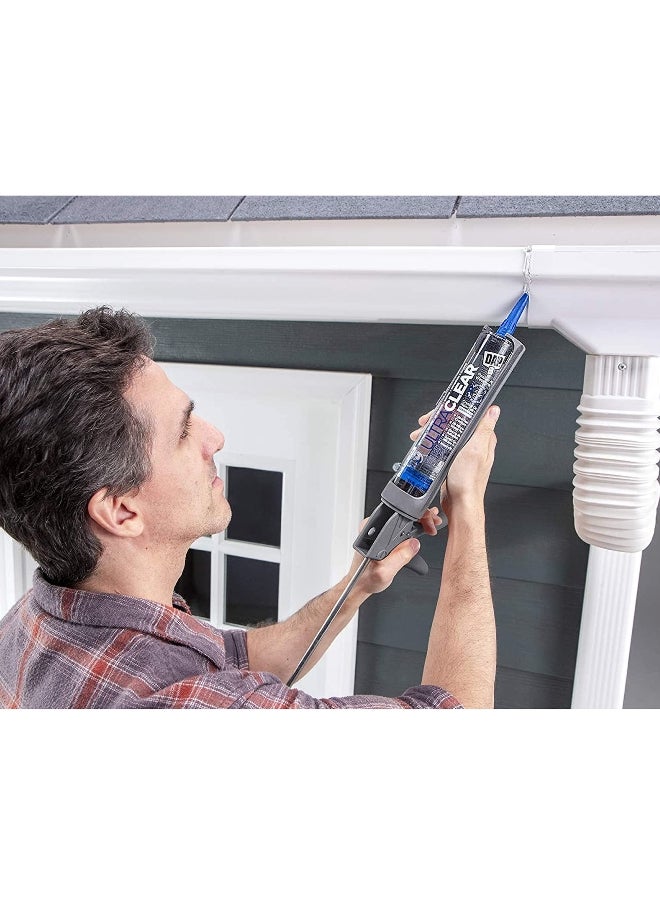 Dap Ultra Flexible All Purpose Waterproof Sealant Clear 10.1 fl oz 7079818388 - Image 2