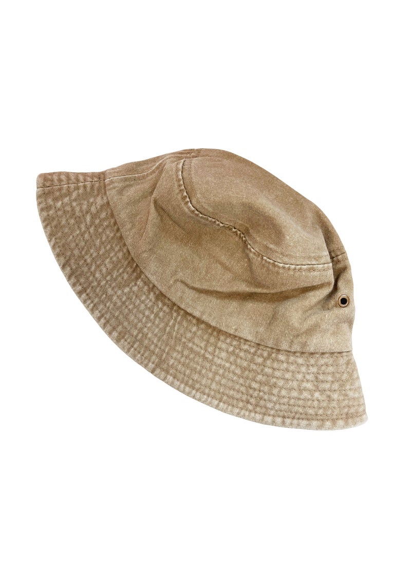 Generic Washed fisherman's hat Denim sun hat Outdoor sunscreen spray basin hat Fashion travel hat  - Image 2