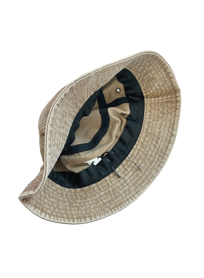 Generic Washed fisherman's hat Denim sun hat Outdoor sunscreen spray basin hat Fashion travel hat  - Image 3
