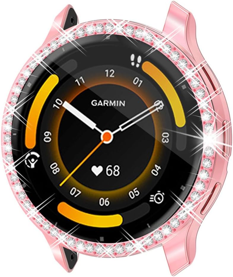 واقي شاشة لامع لجهاز Garmin Venu 3S، أغطية واقية من مادة TPU الناعمة من الألماس، أغطية واقية من الصدمات لملحقات مقاس 45 مم - Image 3
