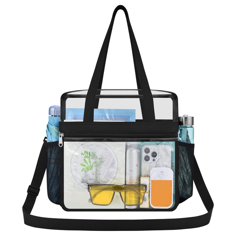 USPECLARE Clear Bag Stadium Approved,Transparent Tote Bag for Stadium Security Travel & Gym Work Sports Games Concerts - Image 4