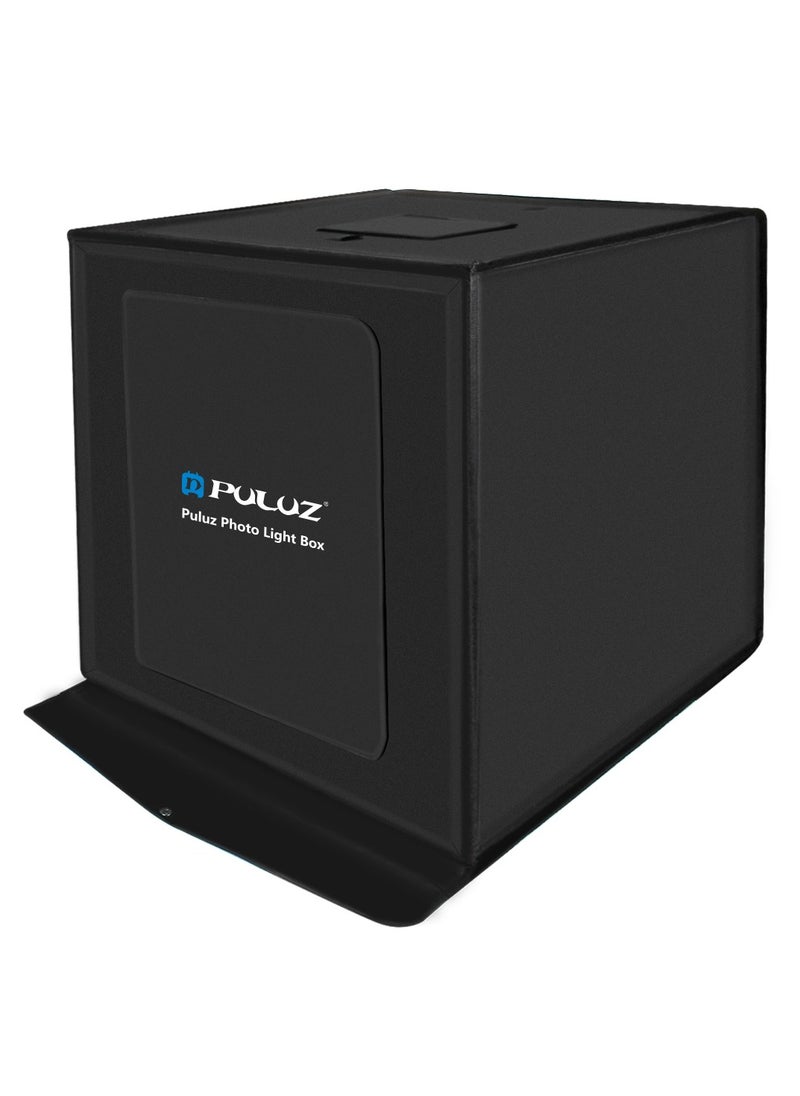 PULUZ 23.6Inch/60cm Photo Studio Light Box Portable Light Tent LED 5500K White Light Dimmable Mini 36W Photography Studio Tent Kit with 6 Removable Backdrop (Black Orange White Green Blue Red)  - Image 2