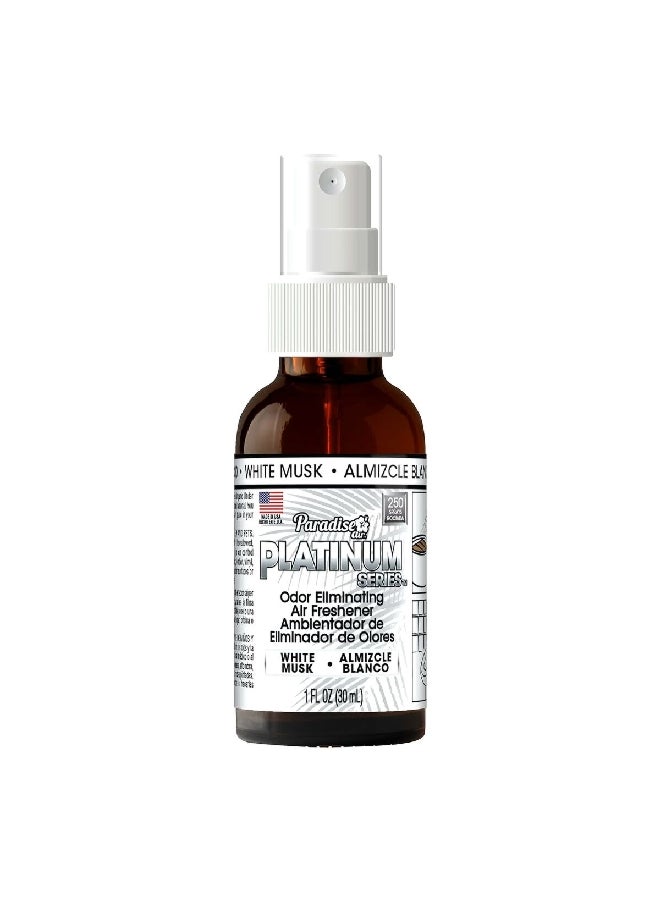 بخاخ معطر جو لإزالة رائحة المسك الأبيض بلاتينيوم، 30 مل PLSP-018Q