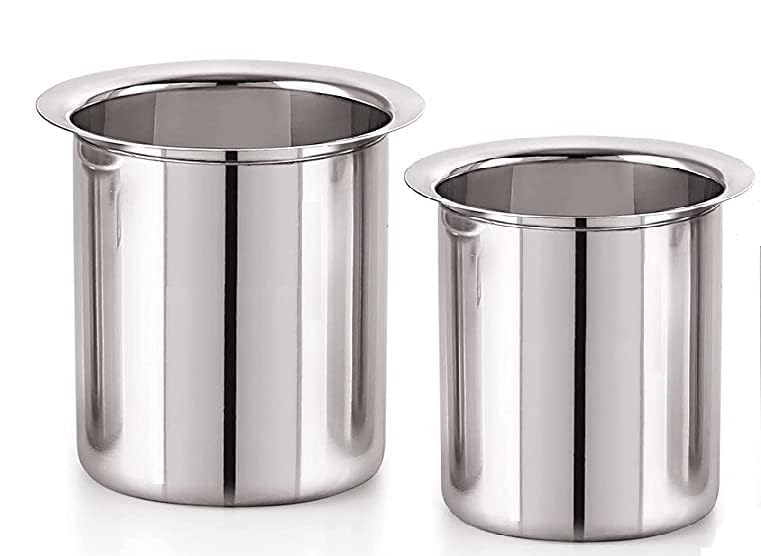 Bartan Star Stainless Steel Deep for Milk & Water Boiler Gunj -1000ml & 2000ml - Image 1