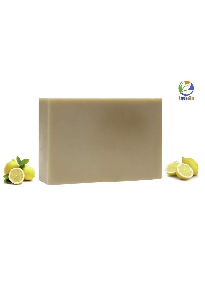Grass Fed Beef Tallow Soaporganic Lemon Essential Oil. 100% Handmade Grass Fed Chemical Free Beef Tallow Soap Bars (Three Bars).