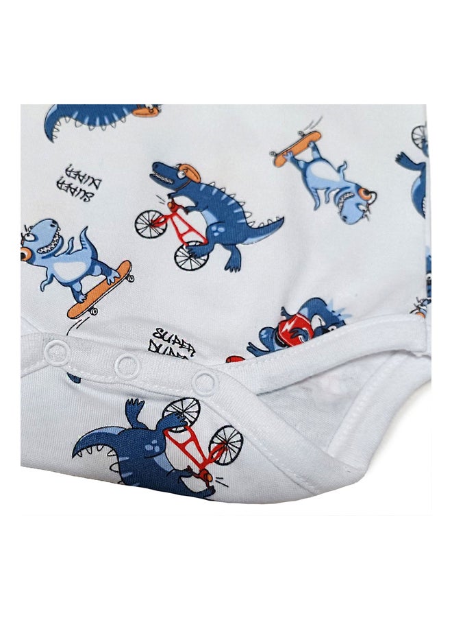 BabyShoora - Baby Set - Half Sleeve Jumpsuit - 2 Pieces - Image 1
