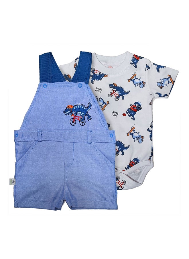 BabyShoora - Baby Set - Half Sleeve Jumpsuit - 2 Pieces - Image 1