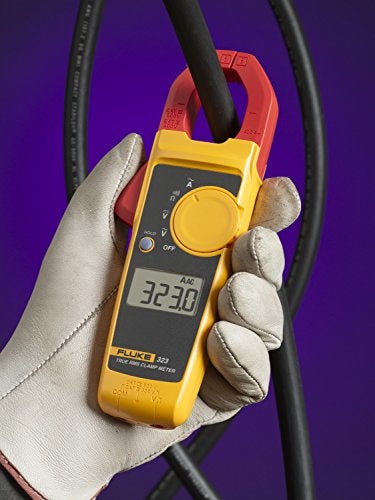 Fluke 323 Clamp Meter for Commercial/Residential Electricians, Measures AC Current to 400 A,Measures AC/DC Voltage to 600 V, Resistance and Continuity, Includes 2 Year Warranty and Soft Carrying Case - Image 5