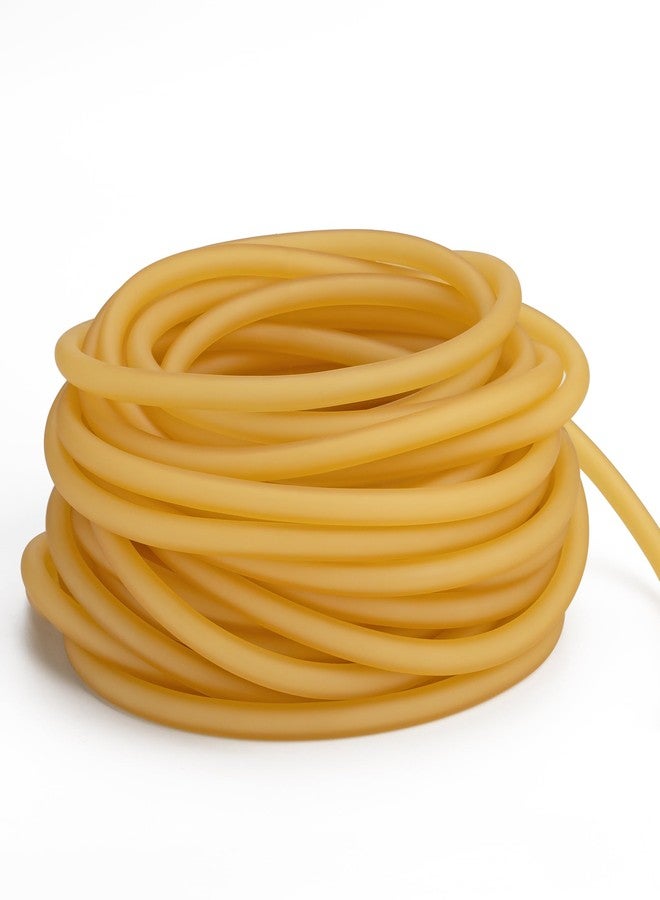 Famgee 32.8FT/10M Natural Latex Rubber Tubing Elastic Speargun Band Slingshot Catapult Surgical Rubber Tube Hose for Outdoor Hunting Physical Therap - 0.16"(4mm) ID, 0.32"(8mm) OD - Image 1