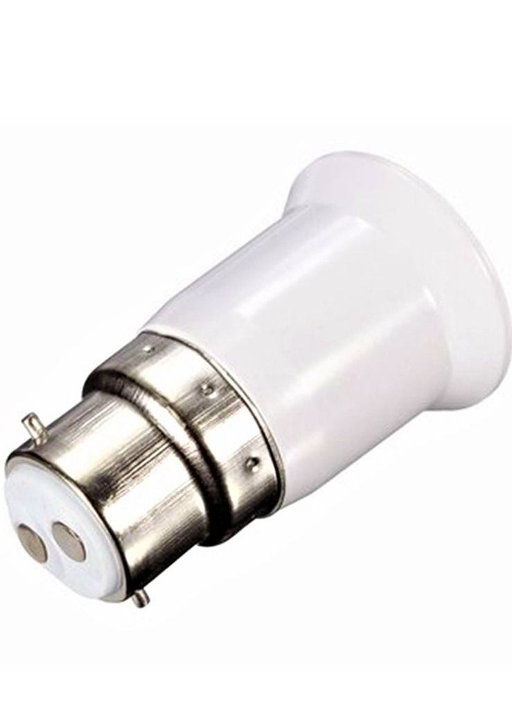 Lavish - 6 Pcs  B22 To E27 Base Screw Light Lamp Bulb Holder Adapter Socket Converter - Image 1