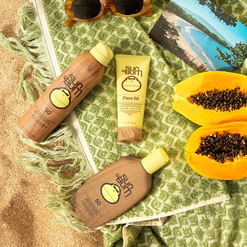 Sun Bum لوشن واقي شمس صن بوم الأصلي SPF 50 للوجه - واقي شمس مرطب واسع الطيف مع فيتامين E - خالي من العطور - حجم السفر - 3 أونصات - Image 4