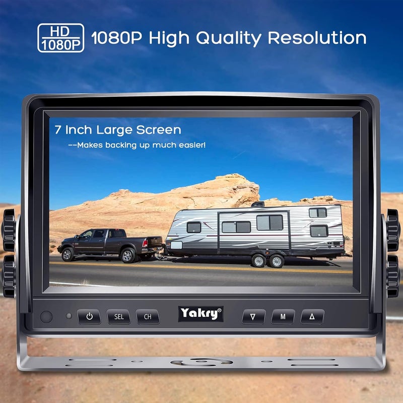 Yakry iStrong Backup Camera and 7' Monitor Kit - Image 4