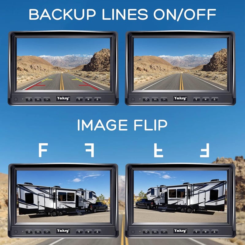Yakry iStrong Backup Camera and 7' Monitor Kit - Image 3