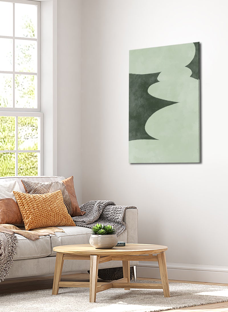 LOWHA Canvas Wall Art Stretched Over Wooden Frame with Abstract Painting - Image 2