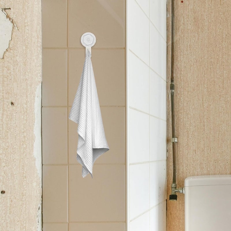 FUOYLOO Strong Suction Cup Hooks Heavy-Duty Plastic Handbag Key Coat Hangers Rotatable for Kitchen Bathroom Shower Wall Organization - Image 5