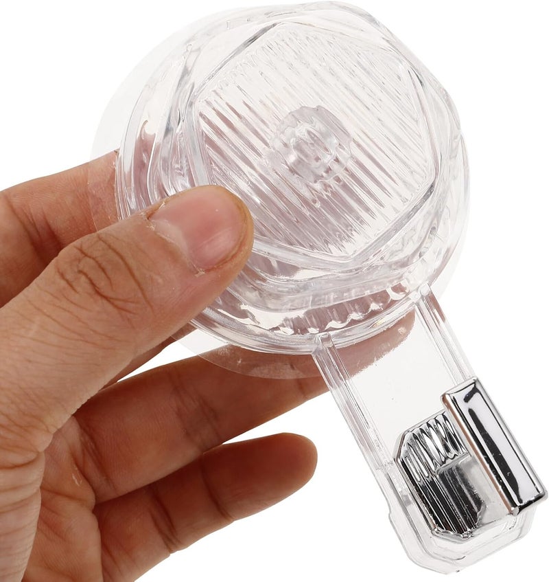 FUOYLOO Strong Suction Cup Hooks Heavy-Duty Plastic Handbag Key Coat Hangers Rotatable for Kitchen Bathroom Shower Wall Organization - Image 4