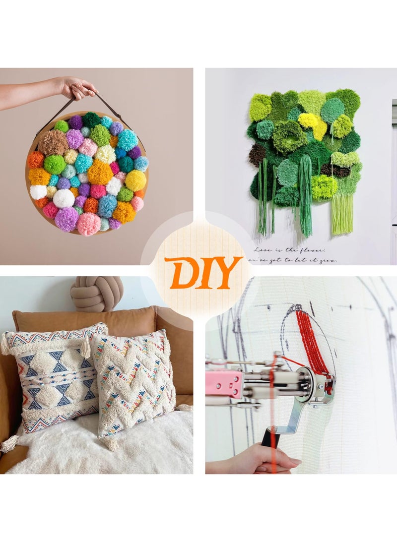 قماش كبير من قماش الرهبان لصناعة السجاد بنفسك، 100x100 سم قماش توفتينغ مع خطوط محددة لمشاريع الإبرة المثقوبة بدقة - Image 5